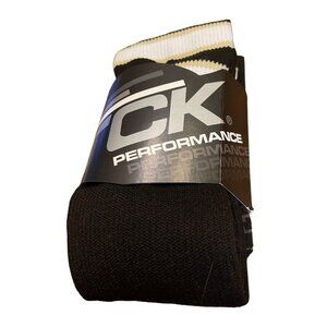 Large TCK Performance Socks BPSD USA Made Black White Gold New